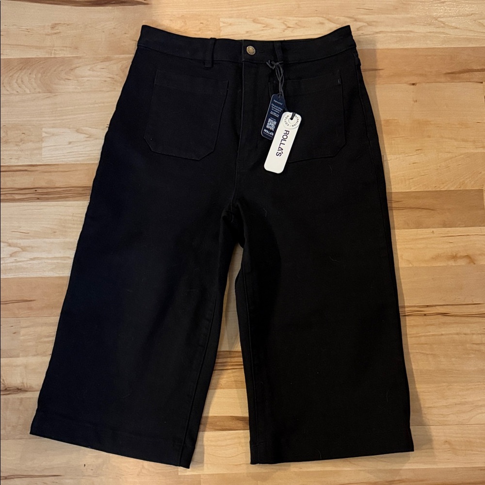 ROLLA'S High rise-Wide leg -Sailor Jean - Black-Size 31-NWT/Bundles/Offers👍